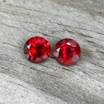 Natural Garnet Pair of Gemstones gems-756e