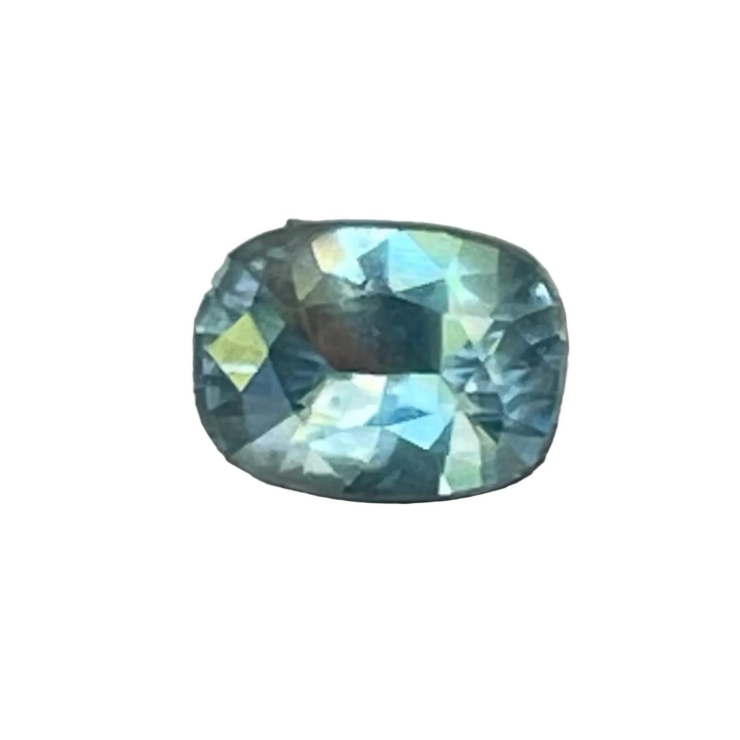 0.66 ct natural green sapphire cushion cut, untreated Madagascar – Sapphire Pal