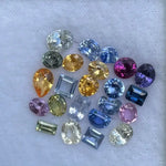 Natural Mix Coloured Sapphires Set of Gemstones gems-756e