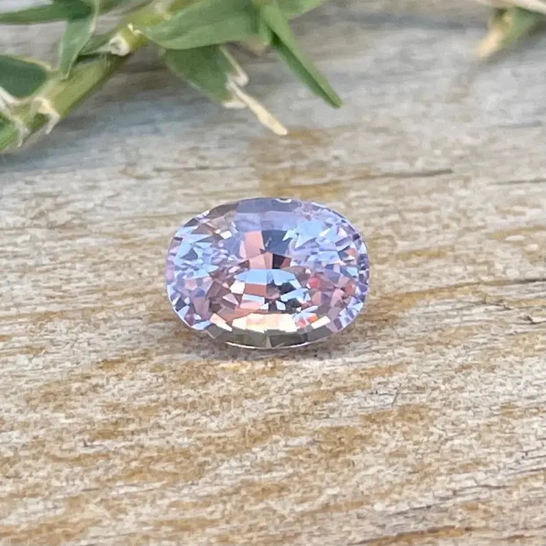 Natural Pale Pink Purple Sapphire gems-756e