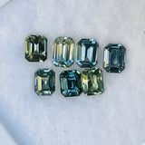 Natural Parti Green Sapphires Set Of Gemstones