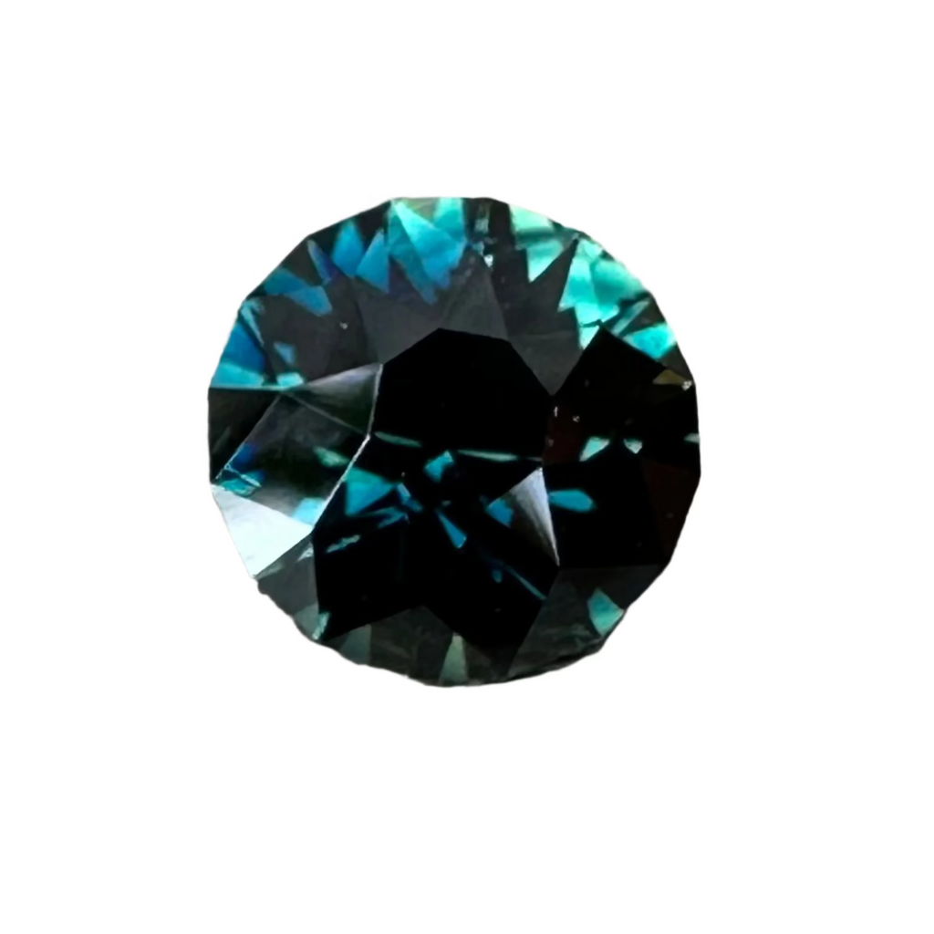 Natural Parti Sapphire – 1.40 Carat | Round Cut | Australian Corundum
