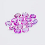 Natural Pink Sapphires Set gems-756e