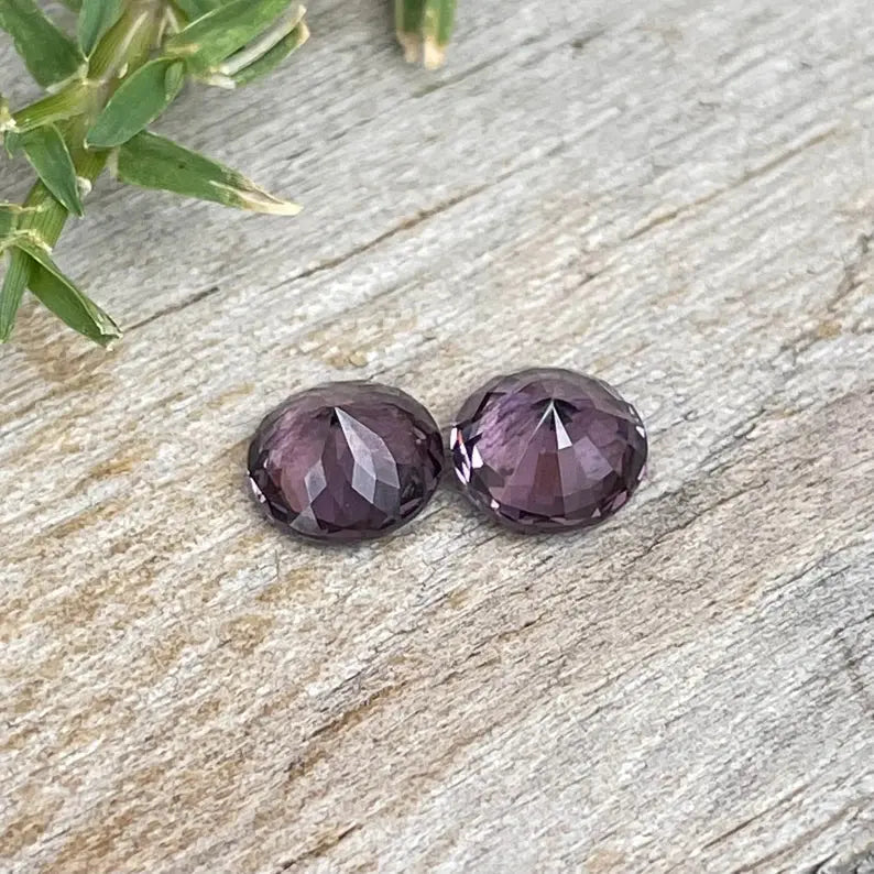 Natural Purple Spinel Pair gems-756e