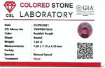 Natural Reddish Purple Spinel gems-756e