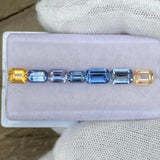Natural Sapphires set of gemstones