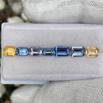 Natural Sapphires set of gemstones gems-756e