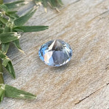 Natural White Sapphire With Slight Blue Hint