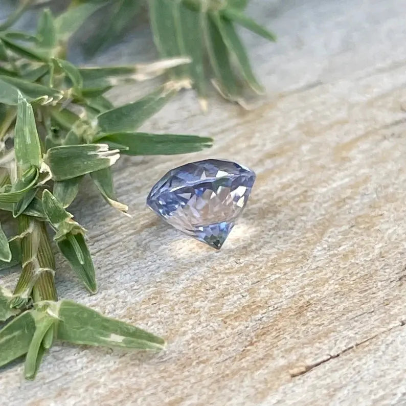 Natural White Sapphire With Slight Blue Hint gems-756e