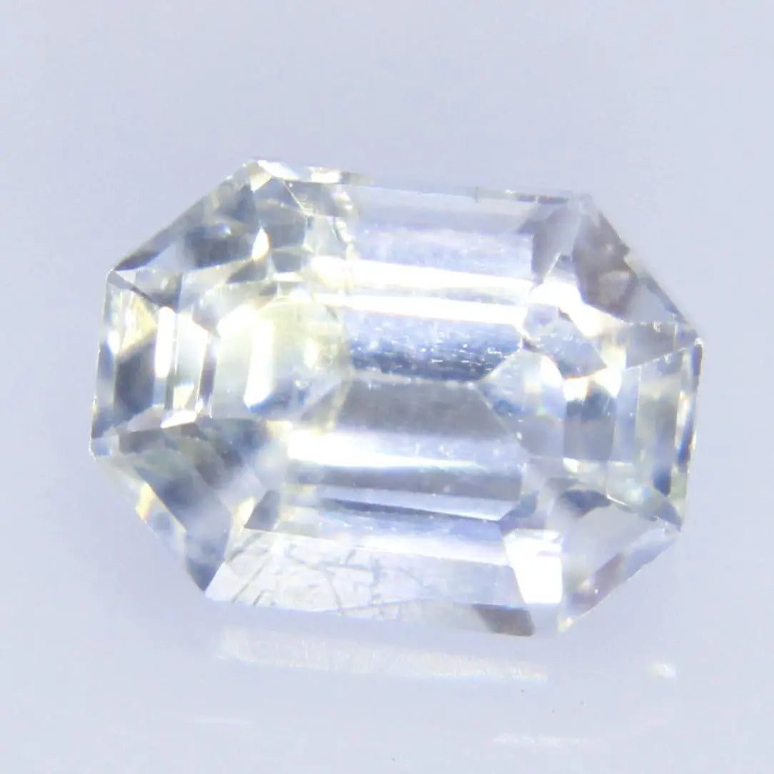 Natural White Sapphire  With slight Blue Touch - Sapphire Pal