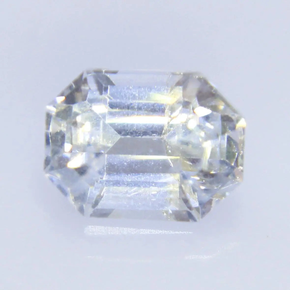Natural White Sapphire  With slight Blue Touch - Sapphire Pal