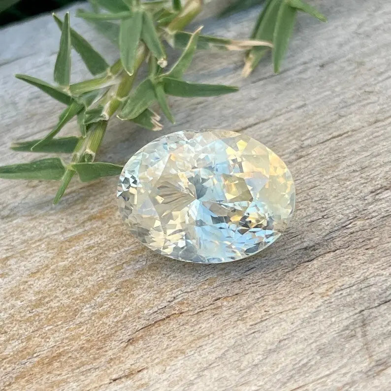 Natural Yellow Champagne Sapphire gems-756e