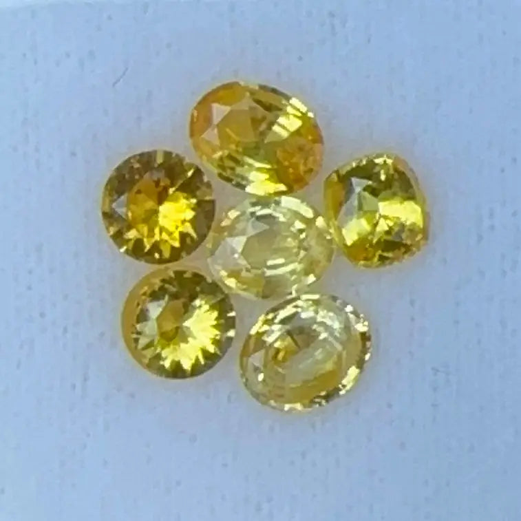 Natural Yellow Sapphire Parcel gems-756e