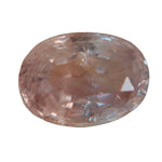 Natural 1.36 carat Ceylon padparadscha sapphire in an oval cut