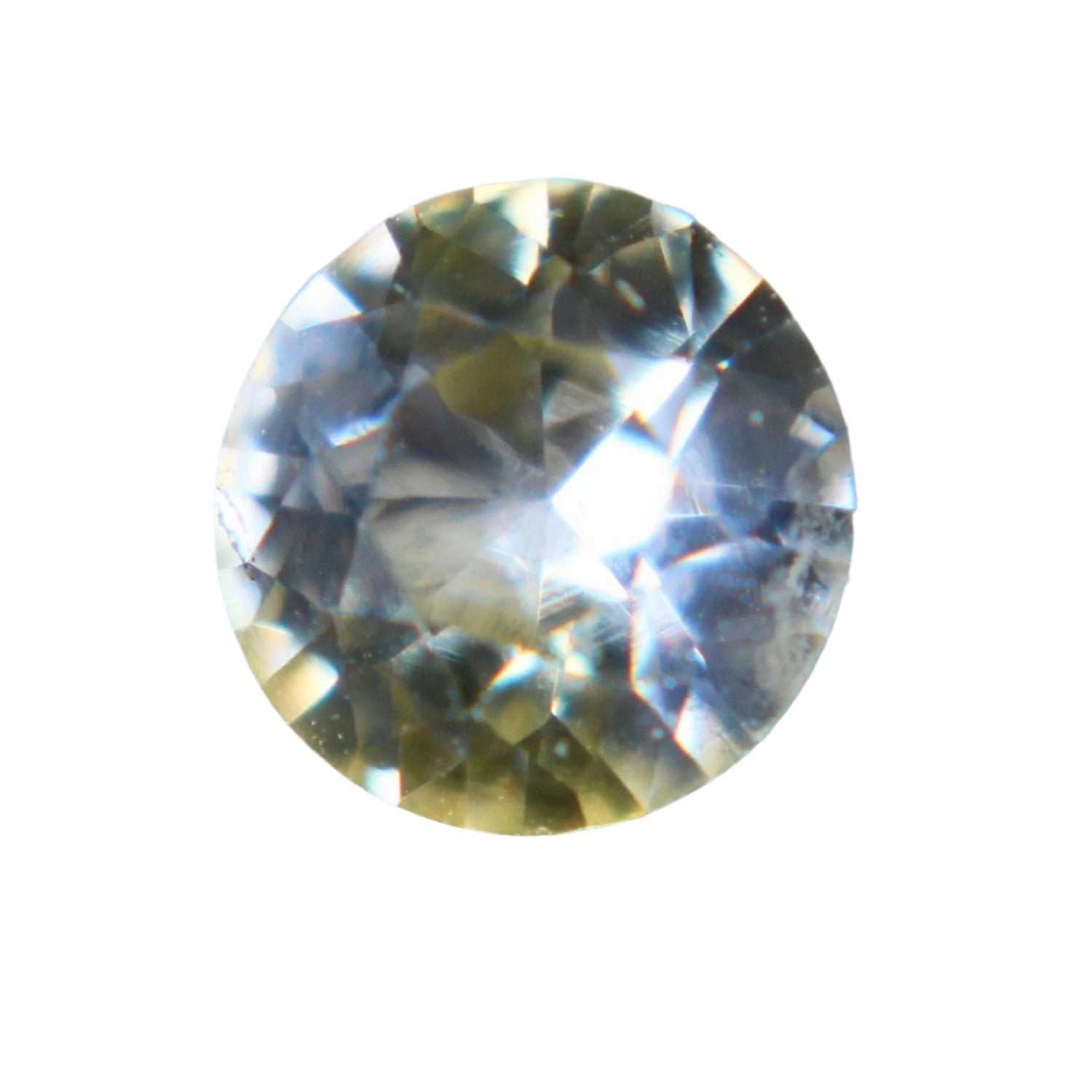 Natural Blue-Yellow Sapphire | Round Cut | 0.73 Carat | Ceylon Origin - sapphire pal