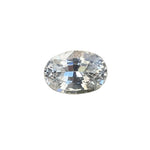 Natural colorless sapphire for a bespoke engagement ring