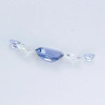 Set Of Natural Blue Spinel and White Sapphires Gemstones Sapphirepal