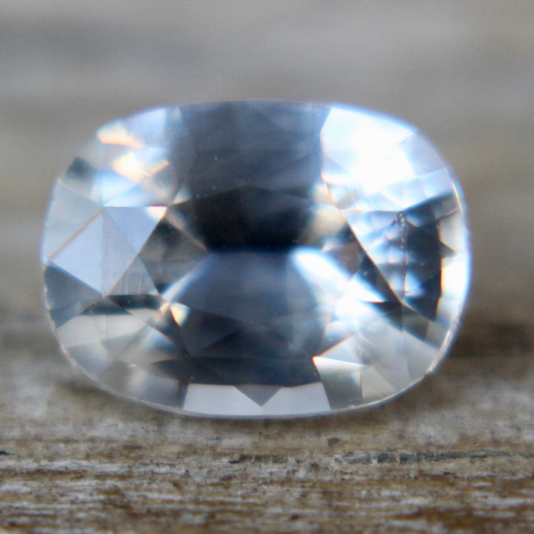 Ceylon white sapphire loose gemstone for a bespoke engagement ring