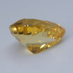Eye-clean 1.07 carat pear-cut yellow sapphire from Ceylon, Sri Lanka