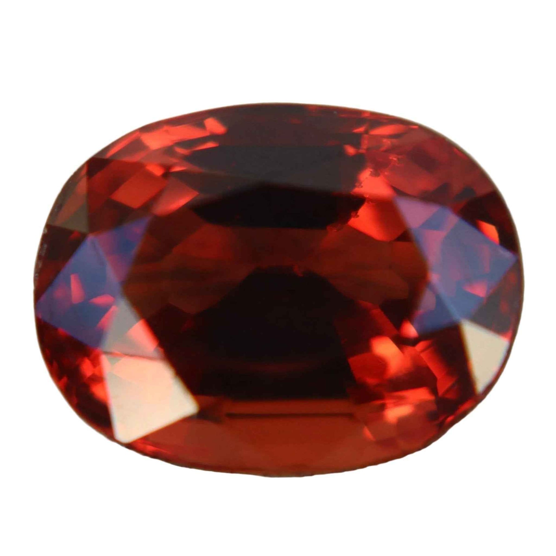 Extremely Rare Scarlet-Red Spinel 4.04 Carat Oval Cut Ceylon
