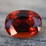 Extremely Rare Scarlet-Red Spinel 4.04 Carat Oval Cut Ceylon