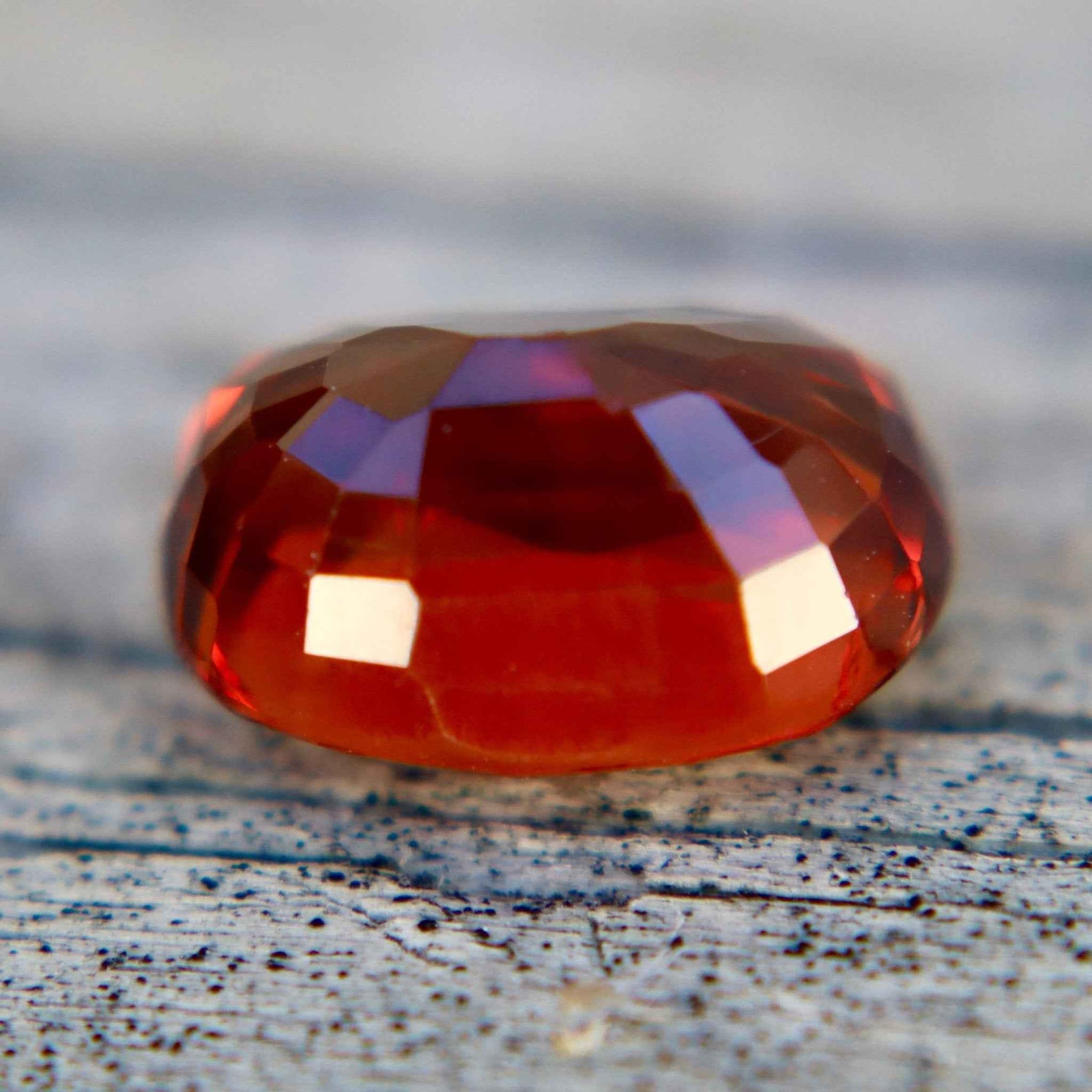 Extremely Rare Scarlet-Red Spinel 4.04 Carat Oval Cut Ceylon