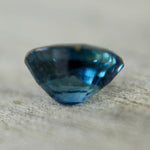 Eye-clean natural blue sapphire 0.75 ct oval cut gemstone