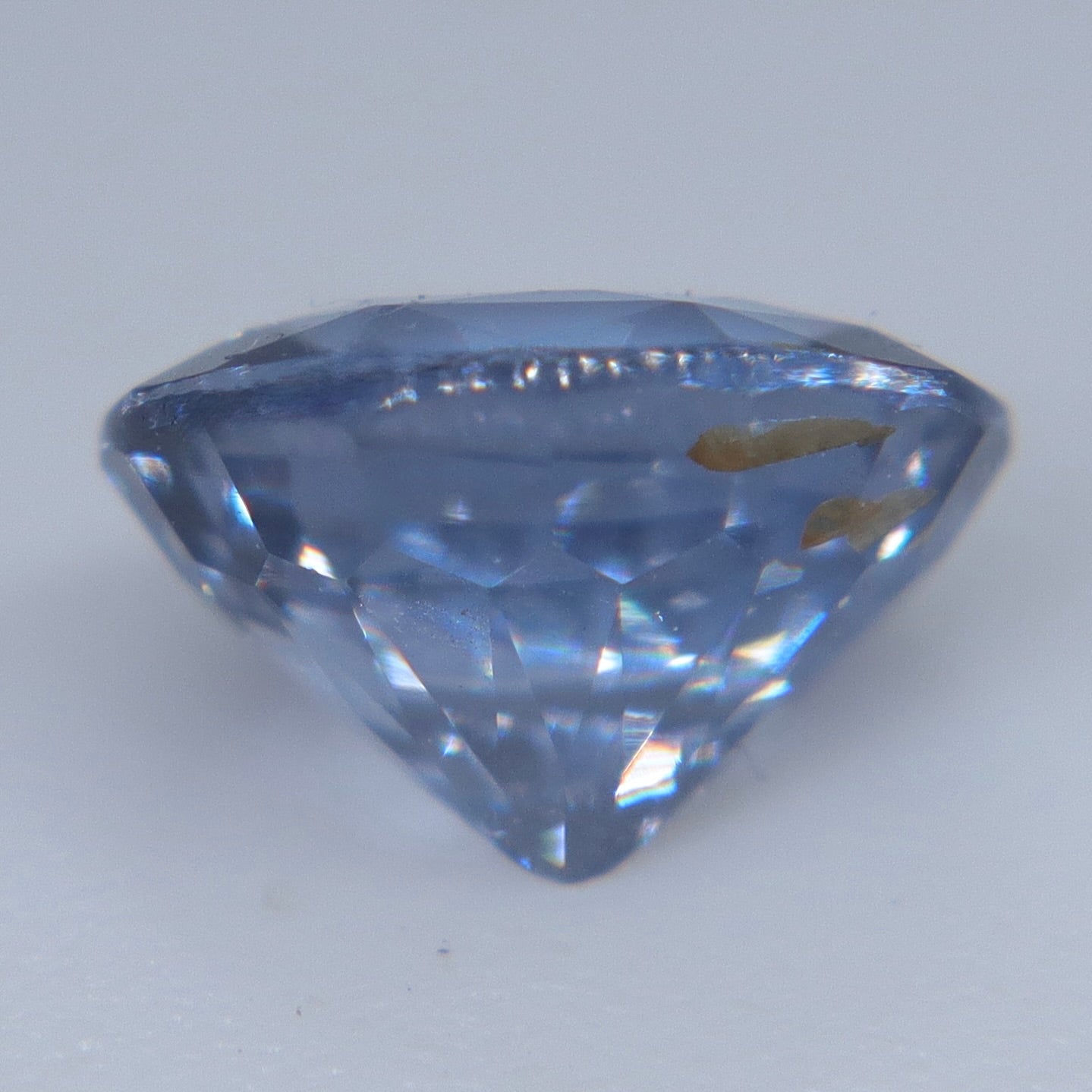 Eye-clean 1.17ct Ceylon purple spinel oval loose gemstone with lavender-blue flashes