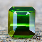 Flawless Natural Green Tourmaline 5.63 Carat Emerald Cut Loose Gemstone for Bespoke Fine Jewelry - Sapphirepal