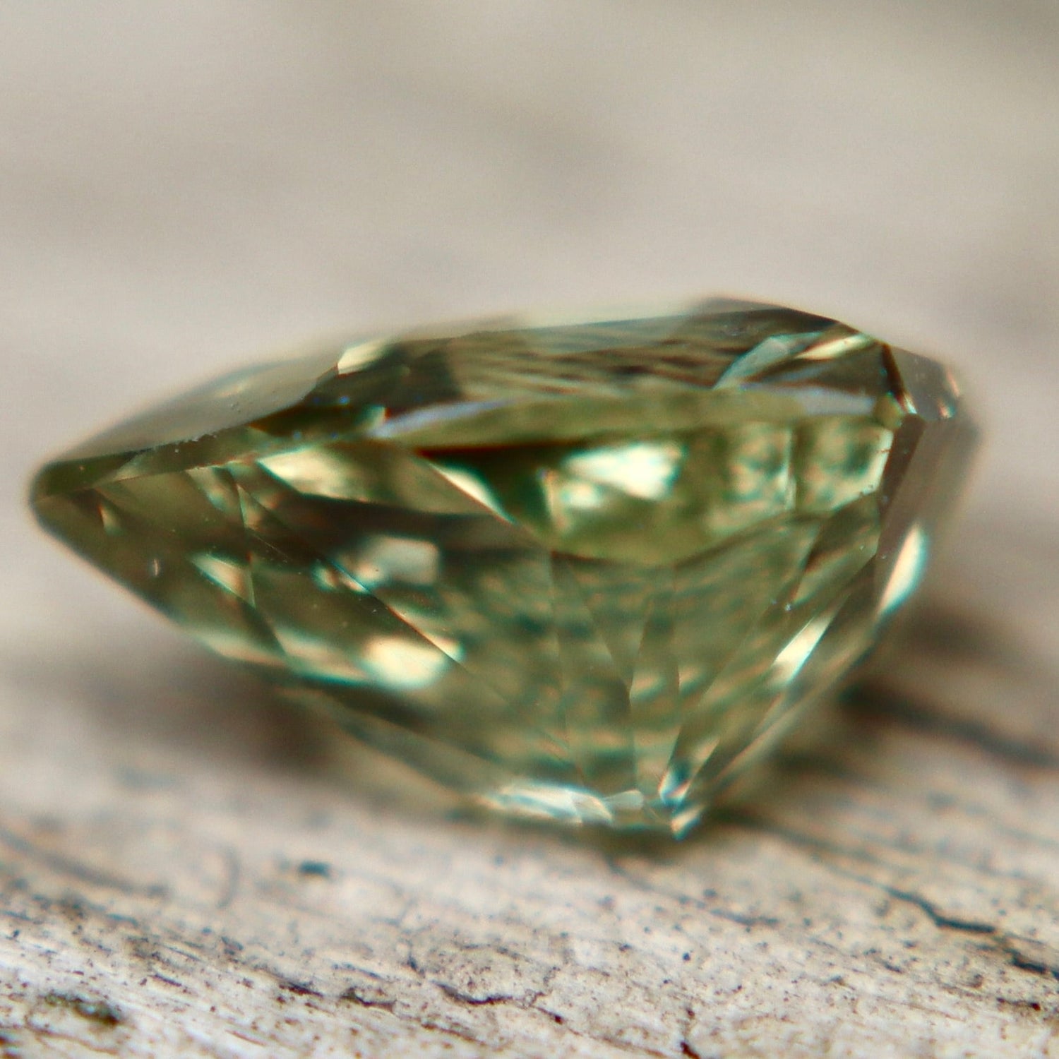 Golden Olive Sapphire – 2.32 Carat Australian Freeform Cut Loose Gemstone - Sapphirepal