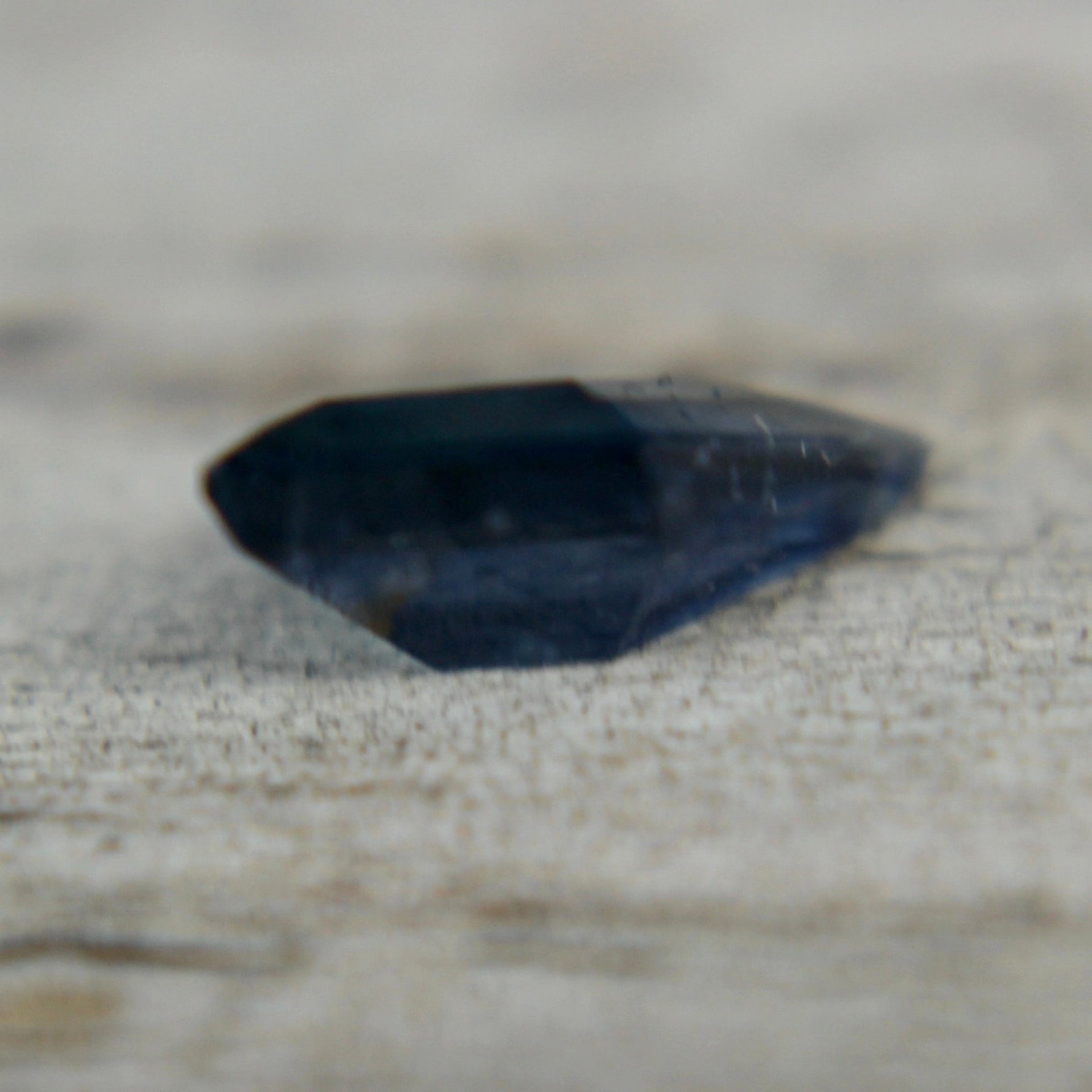 Heated natural blue sapphire 0.81 ct with SI clarity
