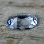 Light blue Ceylon sapphire cushion cut with eye-clean clarity