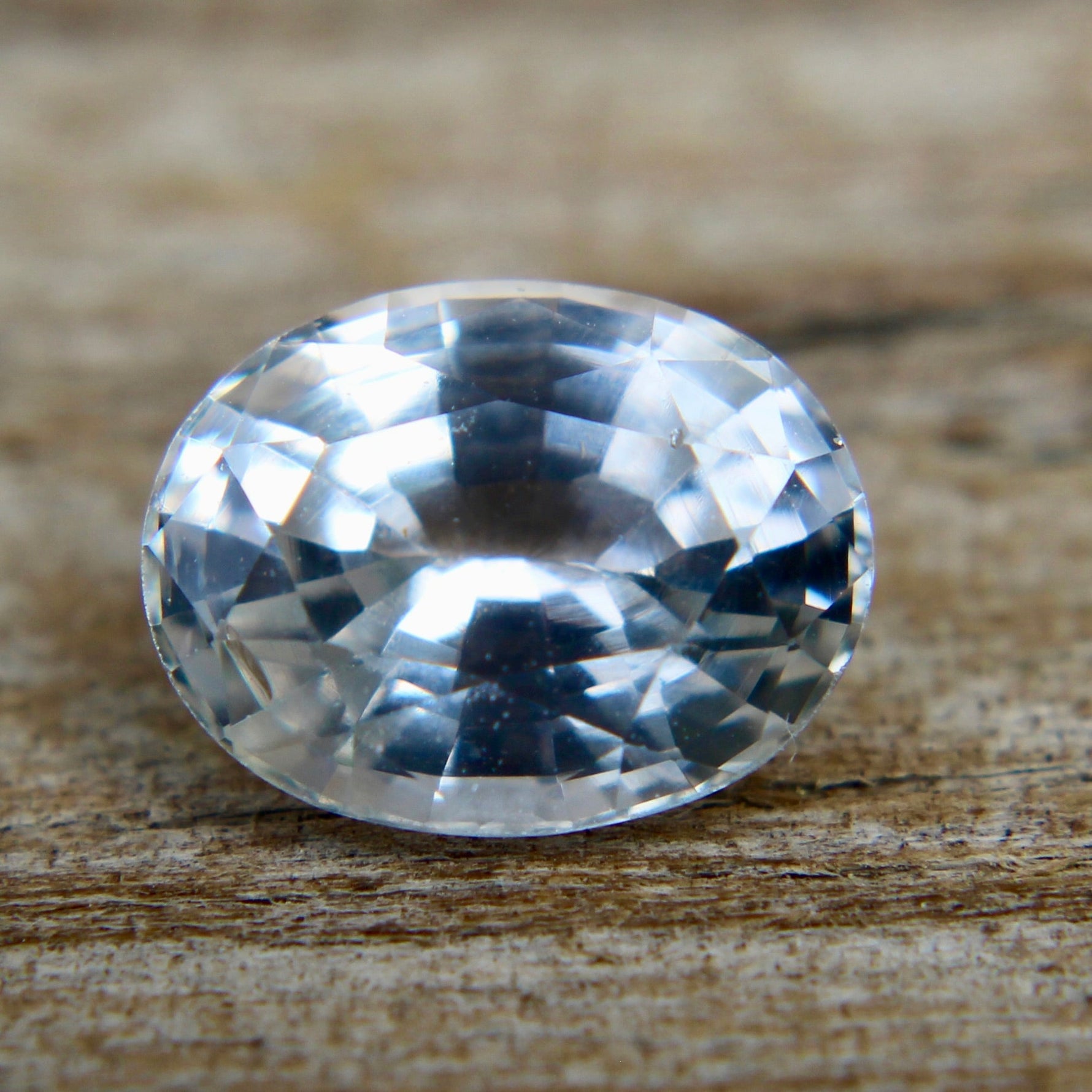 Earth sourced white sapphire gemstone from Sapphire Pal Australia