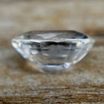 Natural Ceylon colourless sapphire gemstone for engagement ring