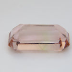 Madagascar pale pink tourmaline with slight green line and VS clarity