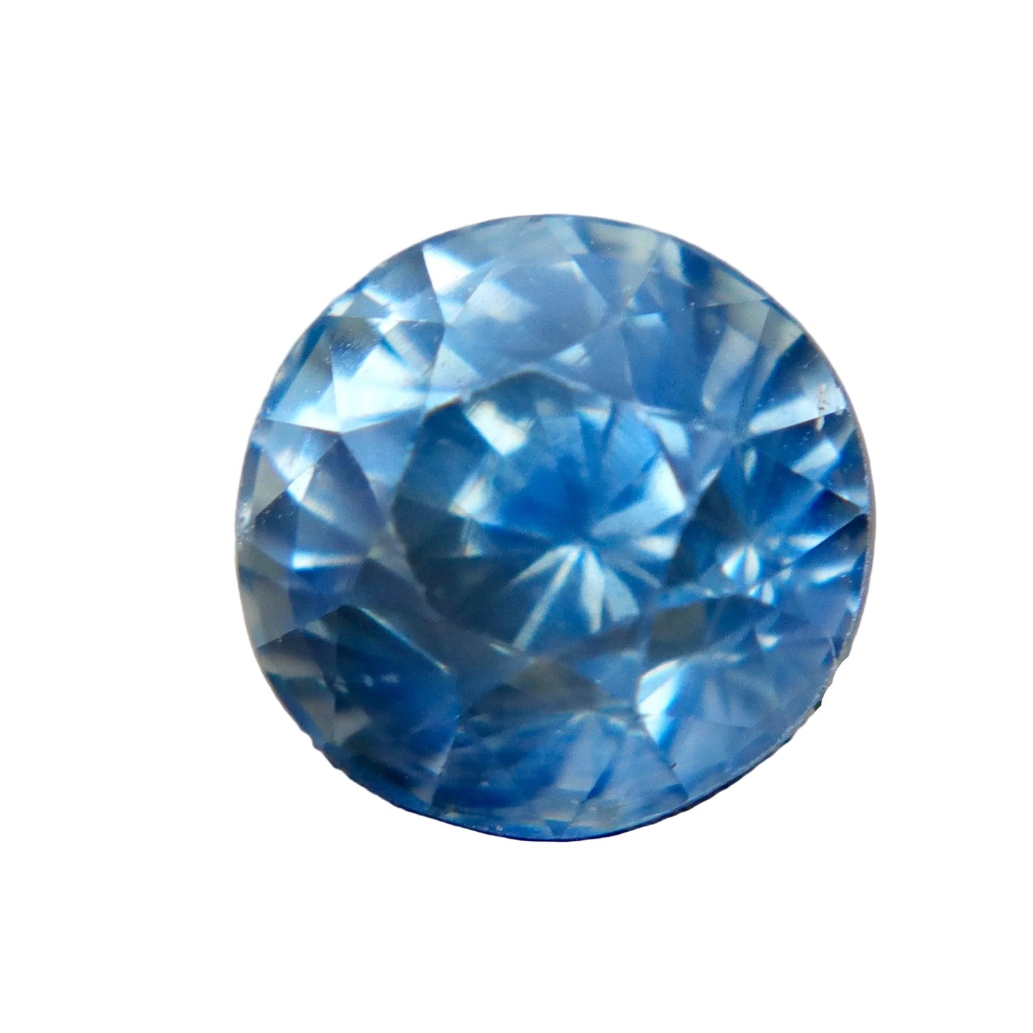 Natural Aqua Blue Sapphire – 1.71 Carat Round Cut Ceylon Loose Sapphire Gemstone - Sapphirepal