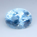 Natural Aquamarine 14.03 Carat Oval Cut | Ceylon Eye - Clean | Loose Gemstone - Sapphirepal