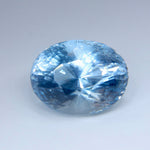 Natural Aquamarine 14.03 Carat Oval Cut | Ceylon Eye - Clean | Loose Gemstone - Sapphirepal
