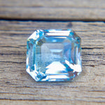 Natural Aquamarine 3.00 Carat Asscher Cut (VS Clarity) | Earth - Sourced Loose Gemstone - Sapphirepal