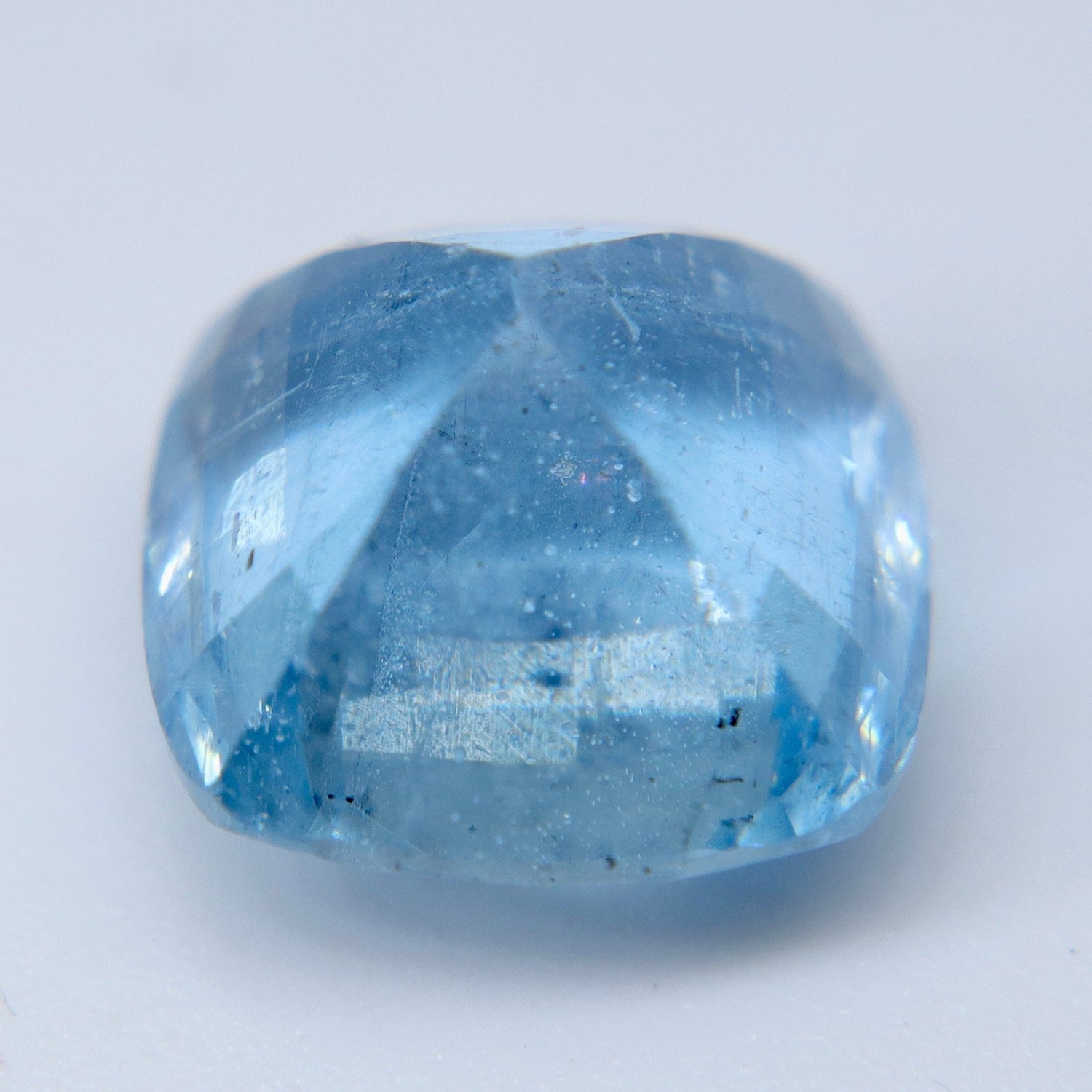 Natural Aquamarine 4.75ct Cushion Cut Loose Gemstone | Earth Sourced & Unheated - Sapphirepal