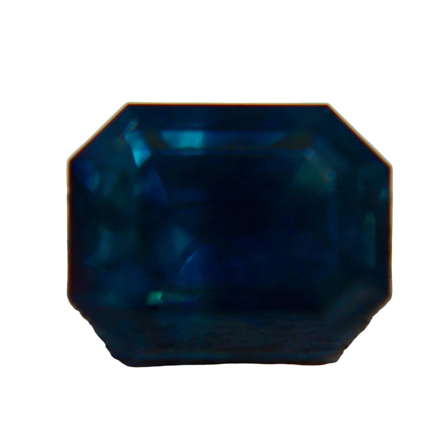 Natural Australian Blue Green Sapphire 2.20ct Emerald Cut VS – Earth Sourced Teal Loose Sapphire - Sapphirepal