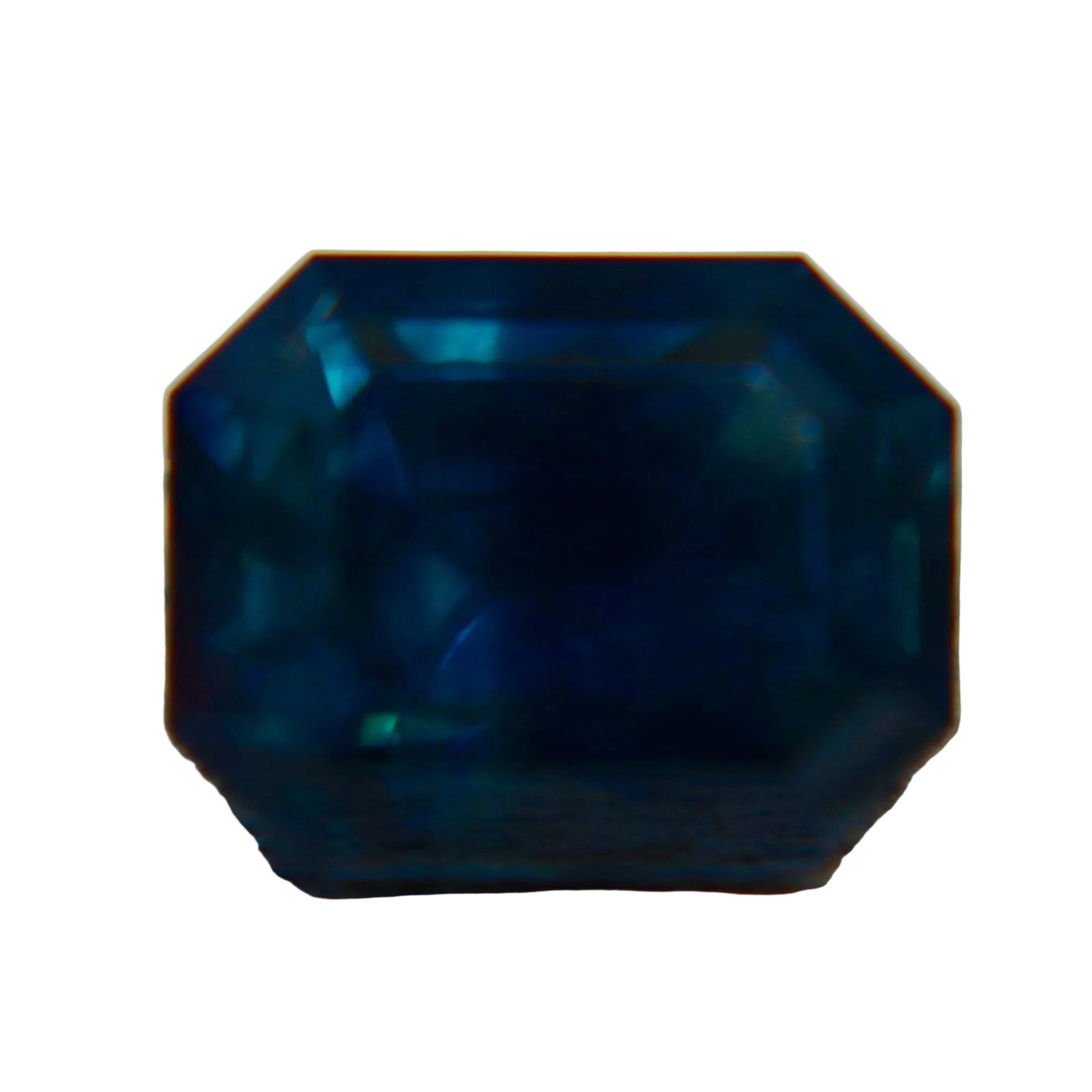 Natural Australian Blue Green Sapphire 2.20ct Emerald Cut VS – Earth Sourced Teal Loose Sapphire - Sapphirepal