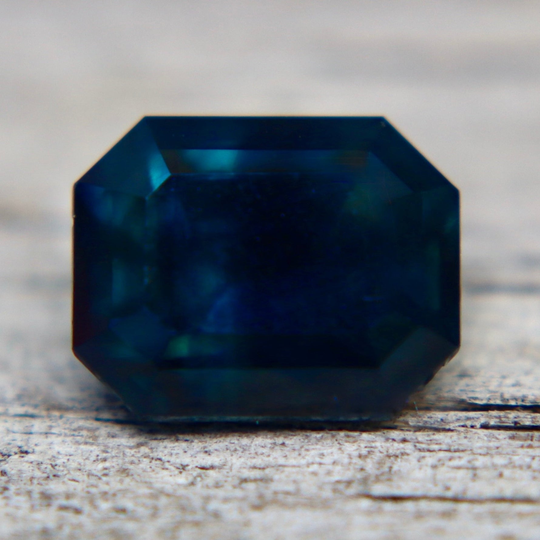 Natural Australian Blue Green Sapphire 2.20ct Emerald Cut VS – Earth Sourced Teal Loose Sapphire - Sapphirepal