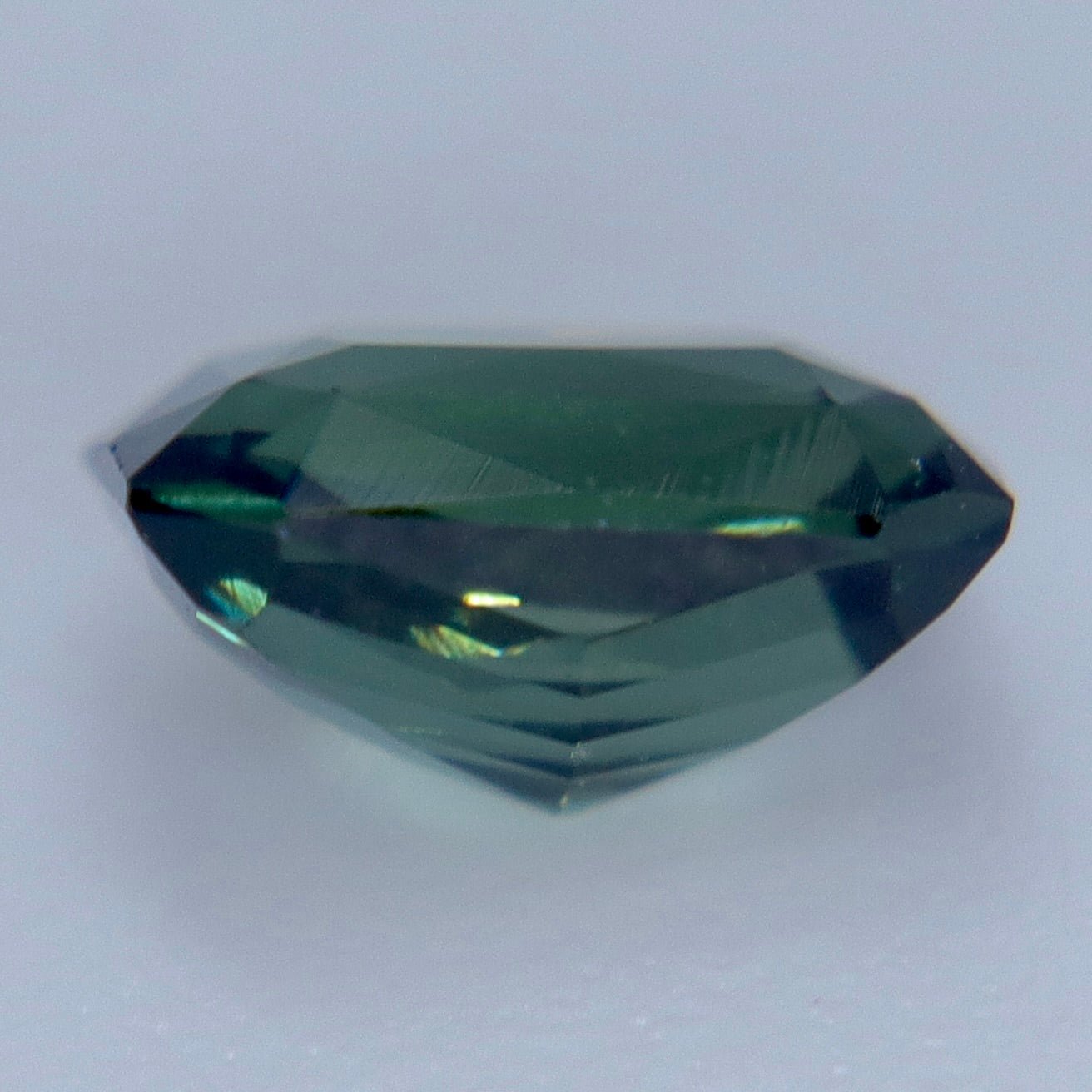 Natural Australian Green Sapphire 1.06 Carat Emerald Cut Loose Gemstone - Sapphirepal