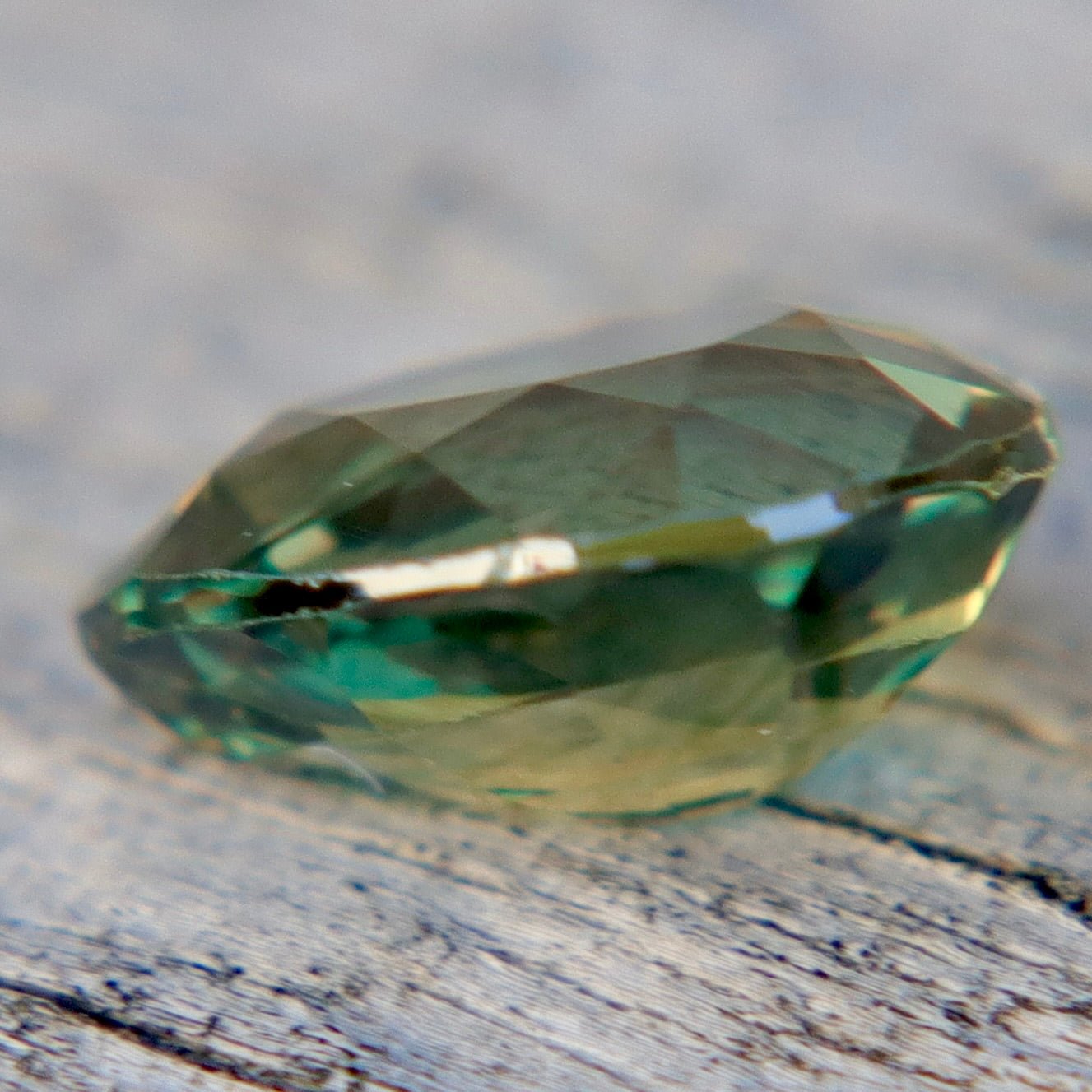 Natural Australian Green Sapphire 1.06 Carat Pear Cut Loose Gemstone - Sapphirepal