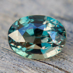 Natural Australian Green Sapphire 1.12 Carat Oval Cut Loose Gemstone - Sapphirepal