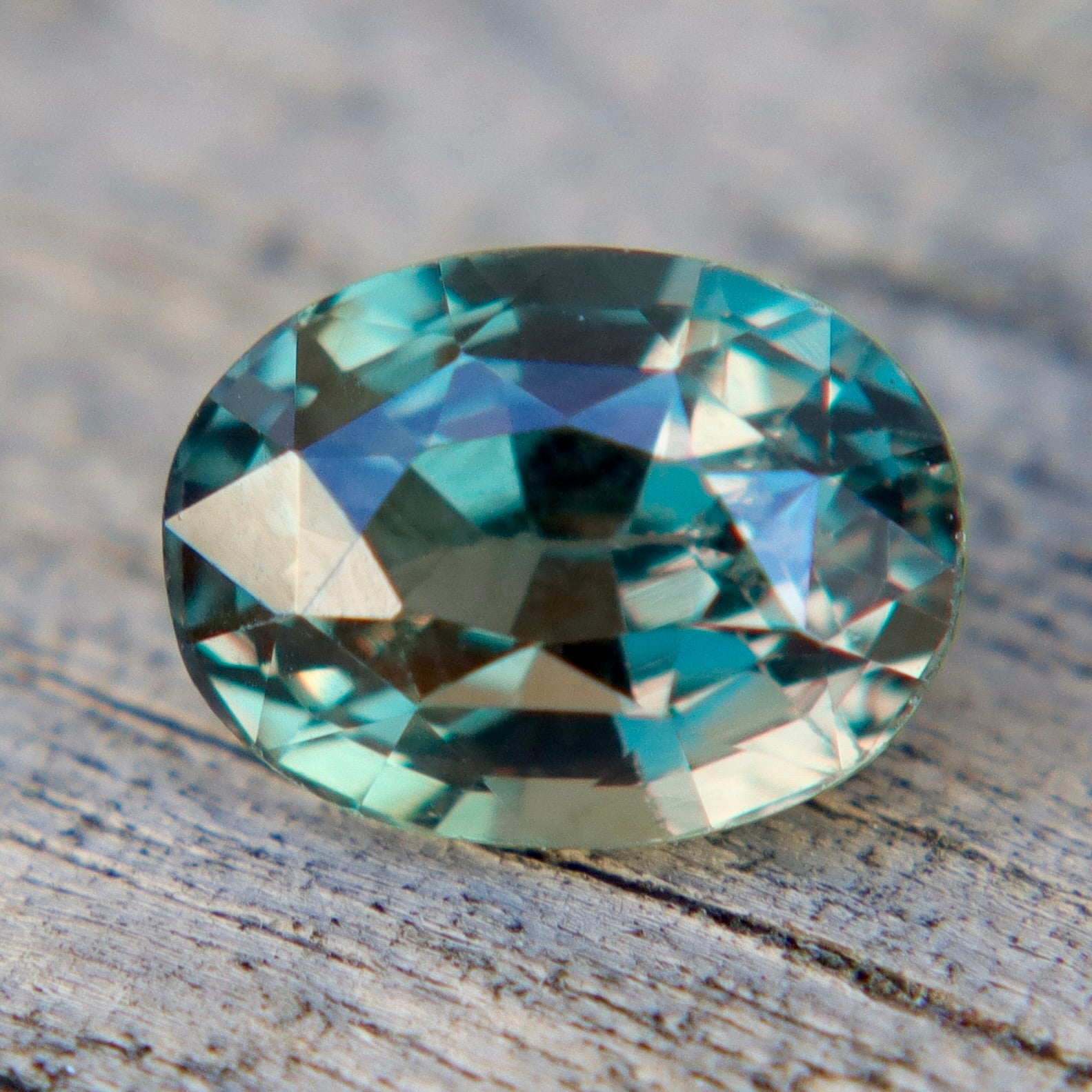 Natural Australian Green Sapphire 1.12 Carat Oval Cut Loose Gemstone - Sapphirepal