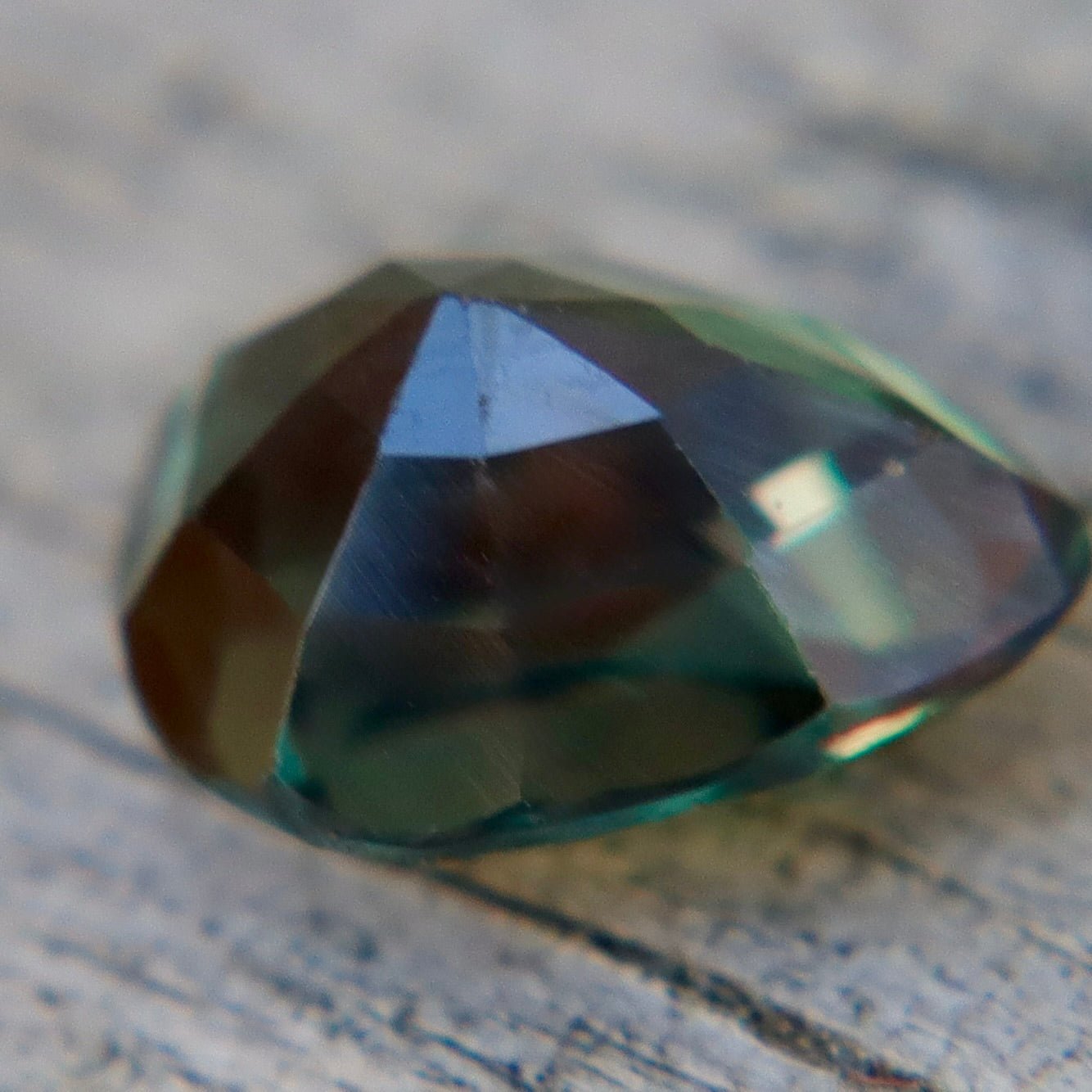 Natural Australian Green Sapphire 1.21 Carat Pear Cut Loose Gemstone - Sapphirepal