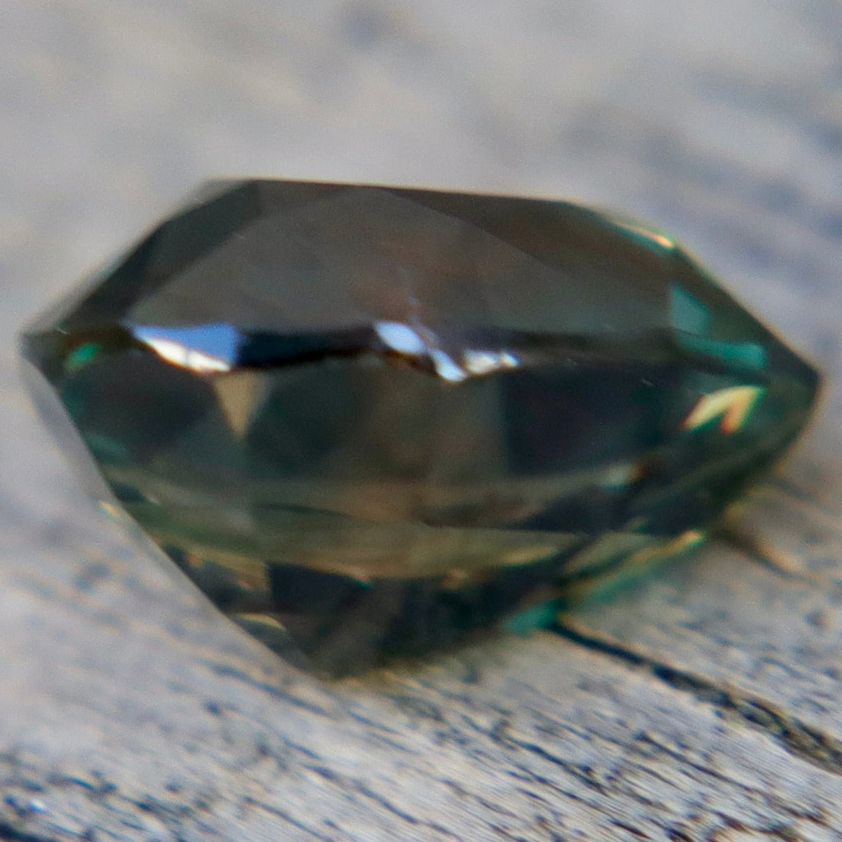 Natural Australian Green Sapphire 1.21 Carat Pear Cut Loose Gemstone - Sapphirepal