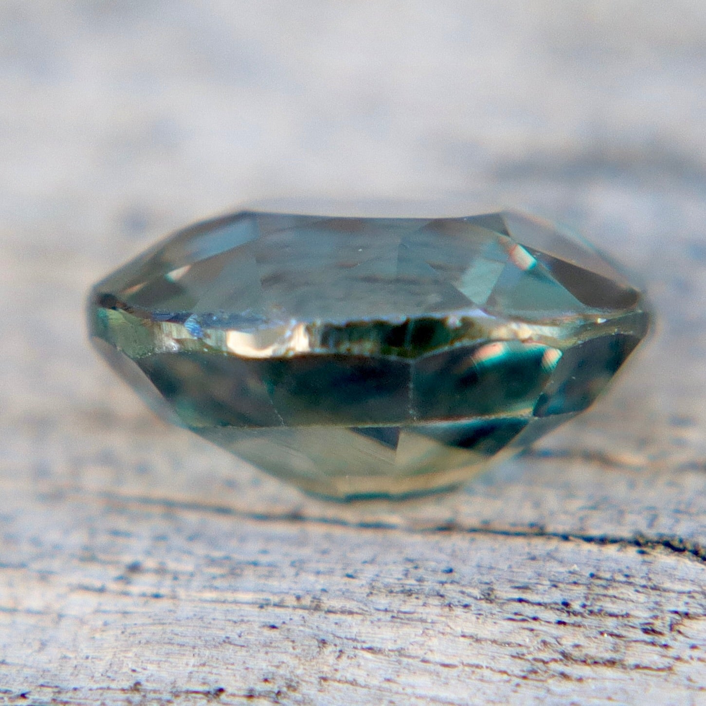 Natural Australian Green Sapphire 1.28 Carat Oval Cut Loose Gemstone - Sapphirepal
